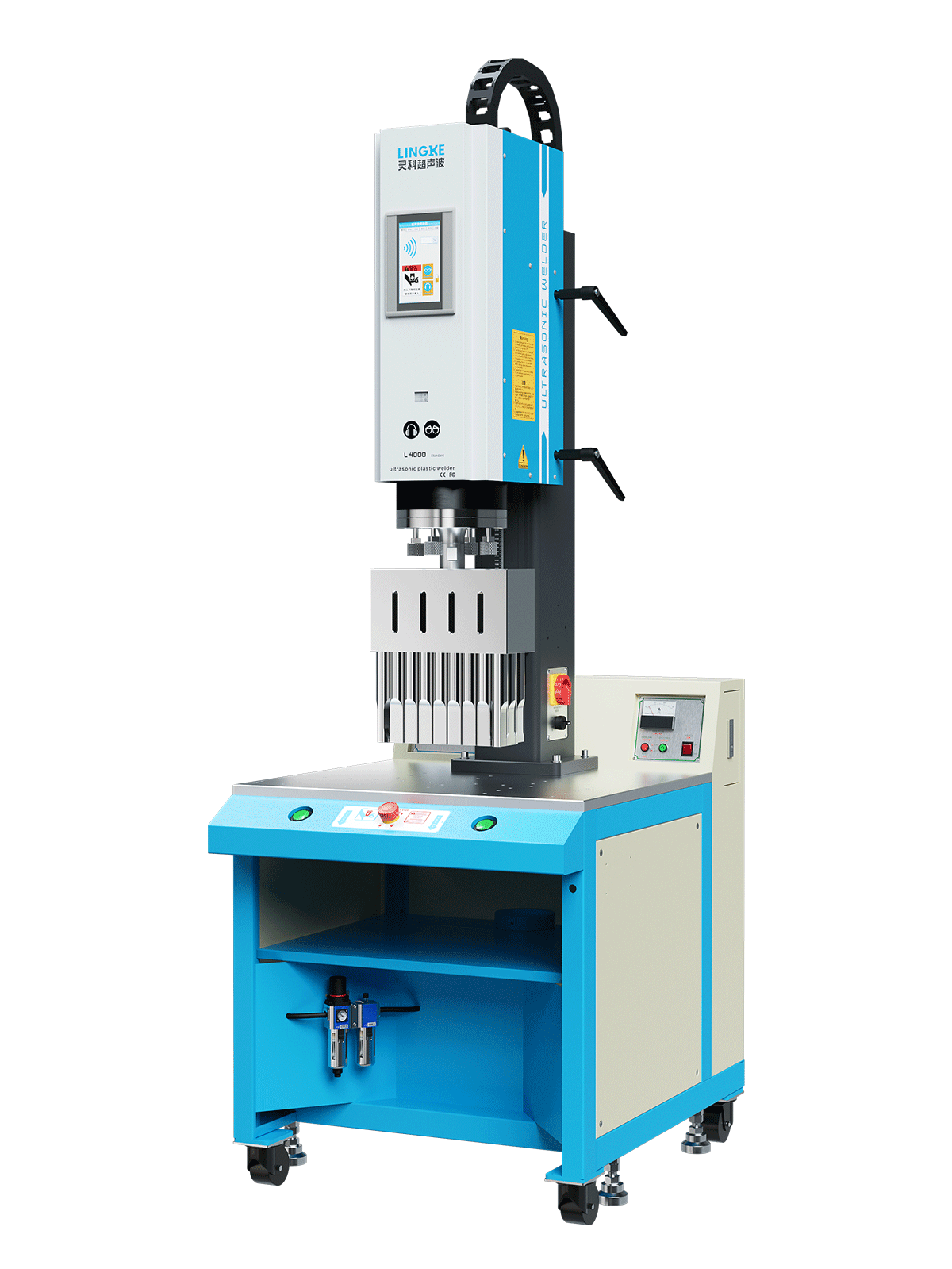 靈科超聲波塑料焊接機(jī)(方立柱) 15kHz-4200W L4000 Standard 模擬 靈科超聲波塑料焊接機(jī)(方立柱) 15kHz-4200W L4000 Standard 模擬